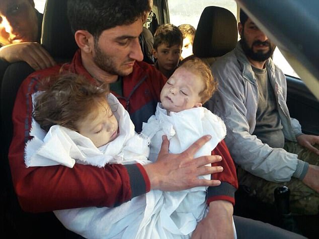 PIC - Syrian Attack Twins Died (Dja)